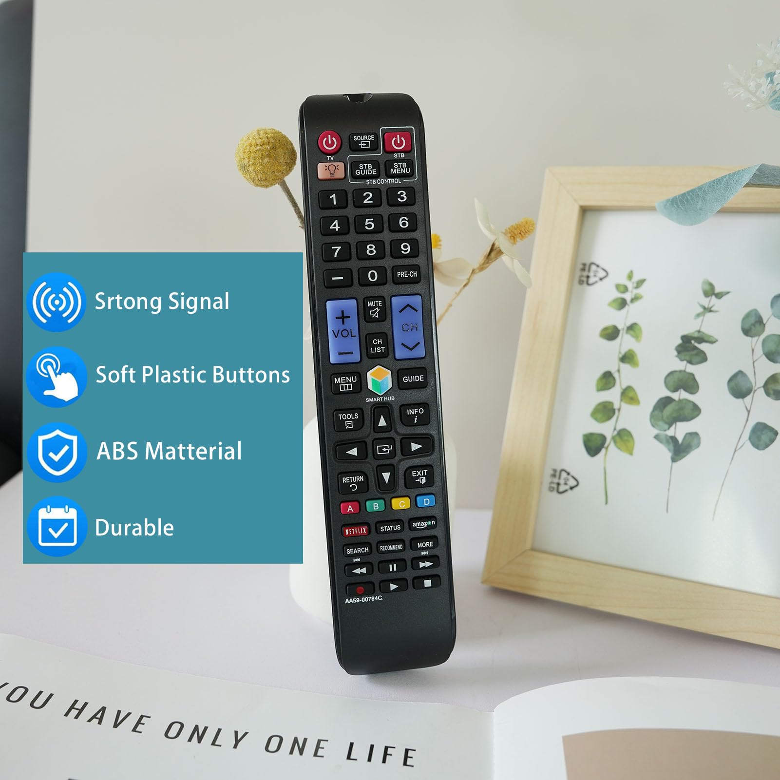 SAMSUNG Smart TV用リモコン　AA59-00784C サムスン Amazon.com: AA59-00784C Replacement Remote fit for Samsung